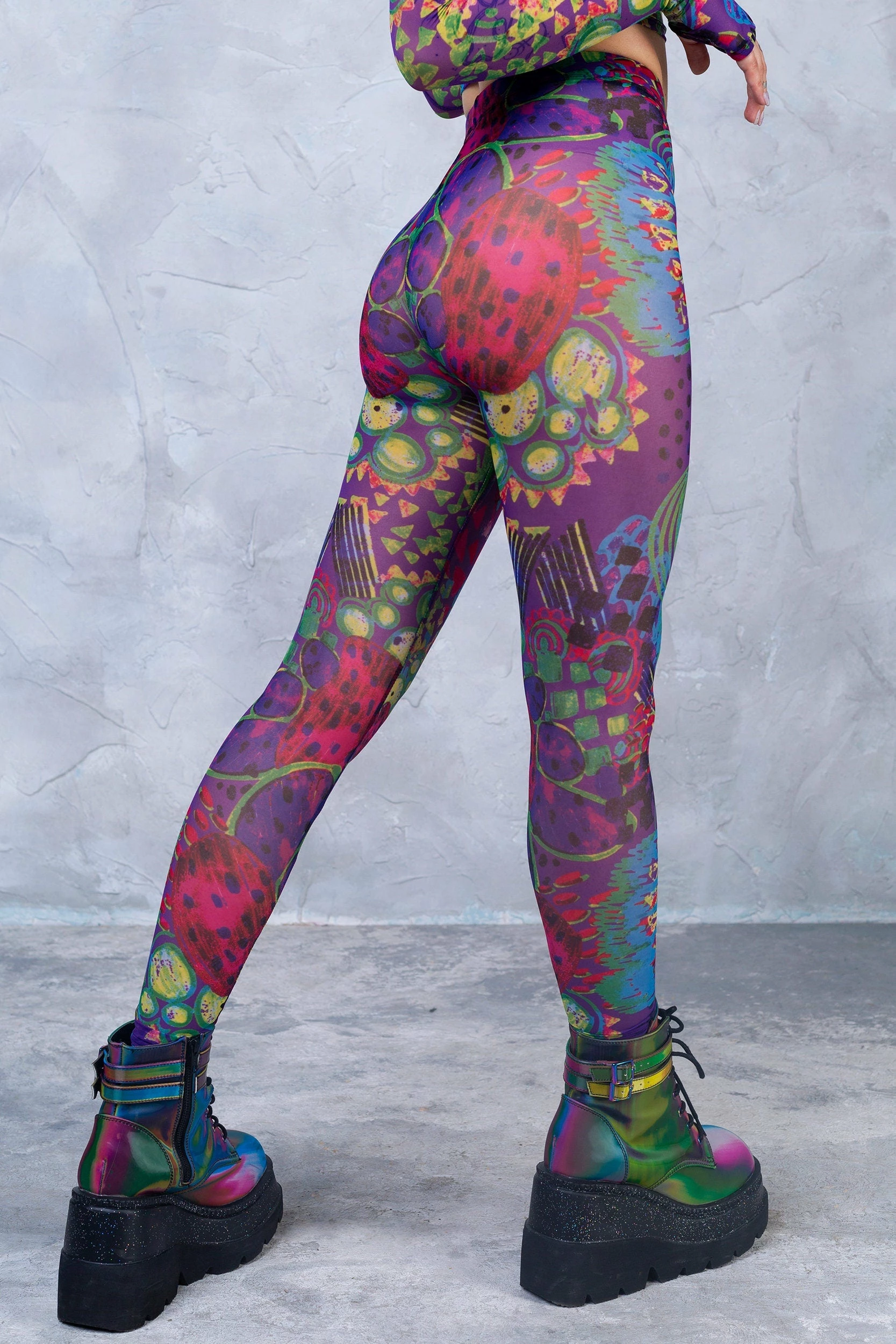 Badinka Vibeology Mesh Leggings - Image 2