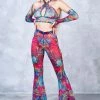 Badinka Amayah Bell Bottom Top And Pants Set