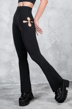 Badinka Back To Black Cutout Flora Pants