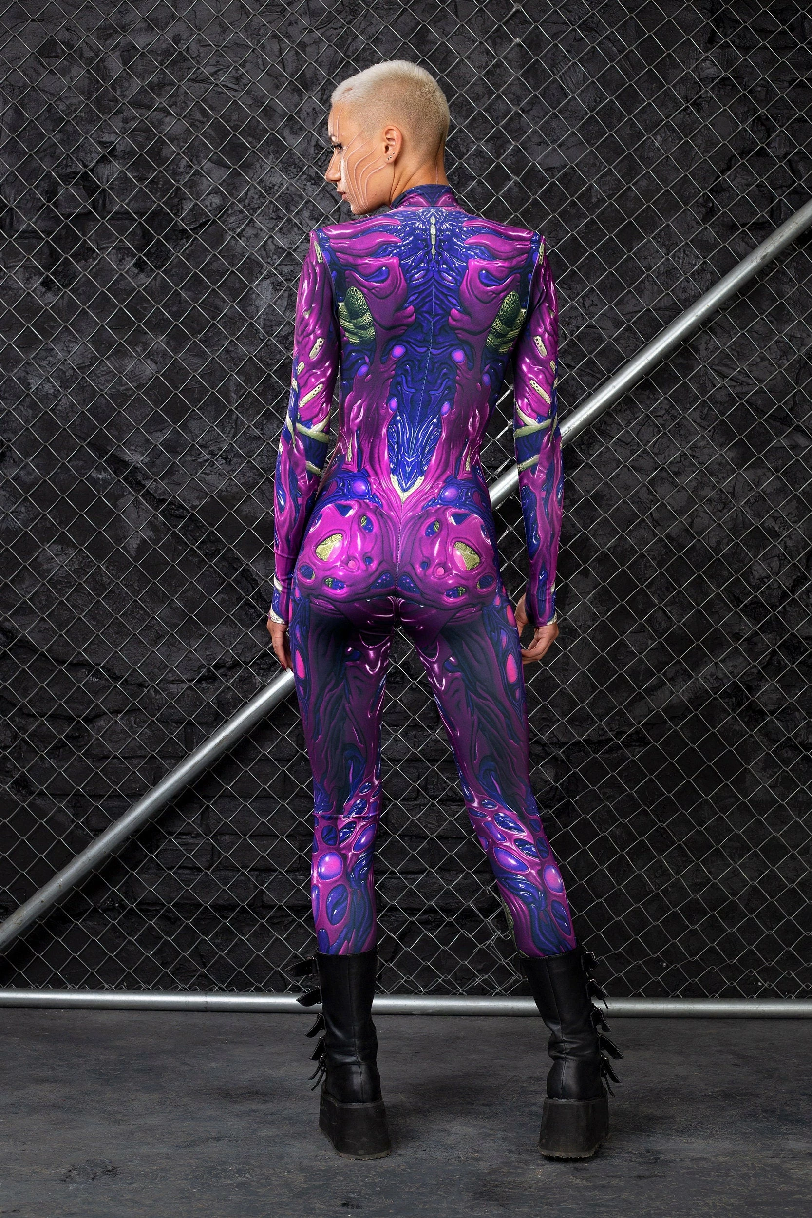 Badinka Axion Purple Pad Costume - Image 5